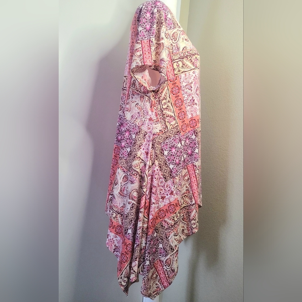 Cato Peach, Tunic Blouse, Stretchy, Size Large, Soft Material - Picture 3 of 11